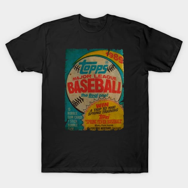 VINTAGE BASEBALL - TOPPS A TRIP TO 1990 T-Shirt by kedaiadon